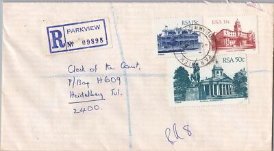 South Africa Registered Cover - Nativity Christmas Seal - Parkview ZAYIX