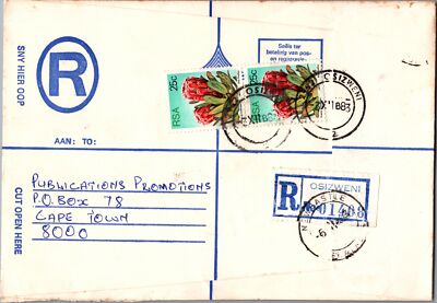 South Africa Registered Cover with Christmas Seals - Osizweni - Newcastle ZAYIX