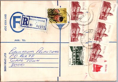 South Africa Registered Cover with Christmas Seals - Sekhukhune - Flowers ZAYIX