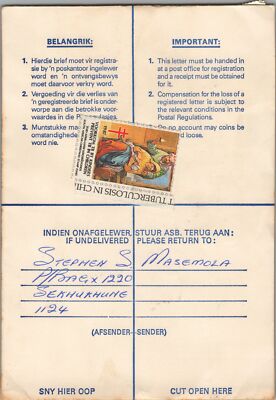 South Africa Registered Cover with Christmas Seals - Sekhukhune - Flowers ZAYIX