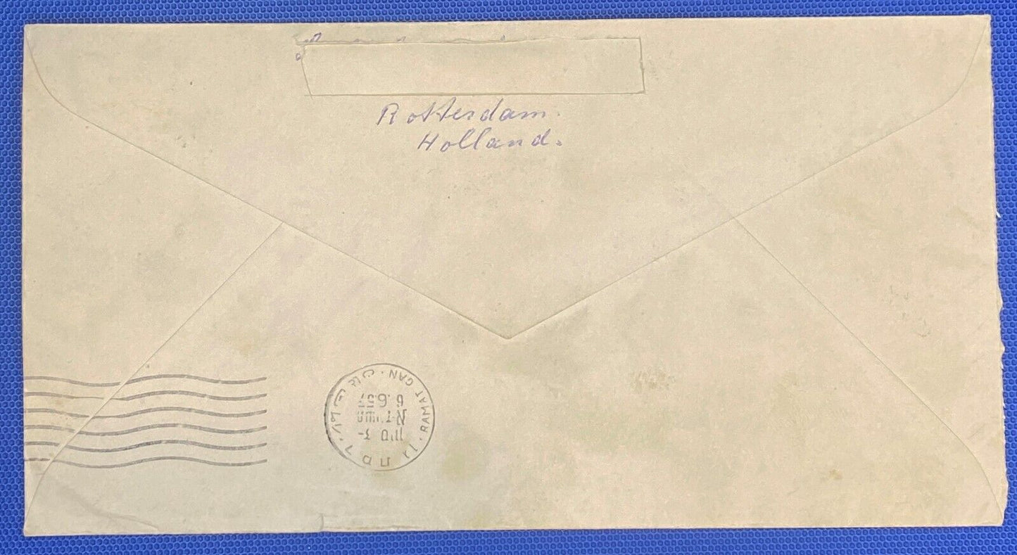 ZAYIX 1957 Netherlands B306-B310 | Mi 692-696 FDC NVPH E29 Ships