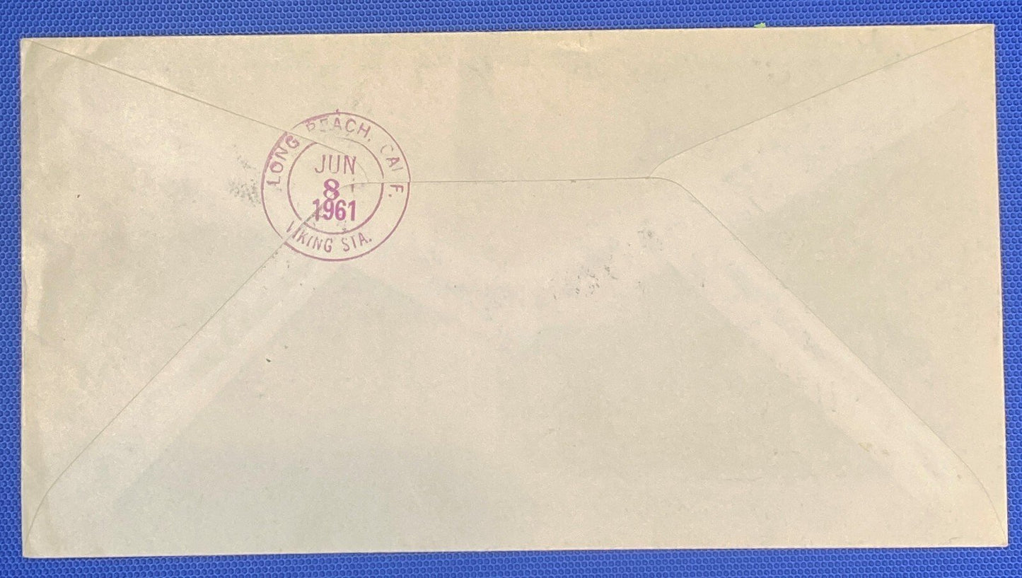 ZAYIX 1961 Netherlands B353-B357 / Mi 760-764 / NVPH E47 FDC Sea Birds Windmills
