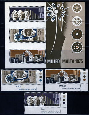 Malta B13B15a SemiPostal MNH Singers Organ Pipes Christmas ZAYIX 070922SM24