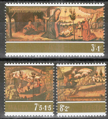Malta B20B22 MNH Nativity Artist Maestro Alberto ZAYIX 080522S46