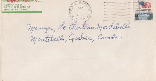 US Cover 1973 US Postal Service Michigan to CANADA machine cancel ZAYIX 0324M0271