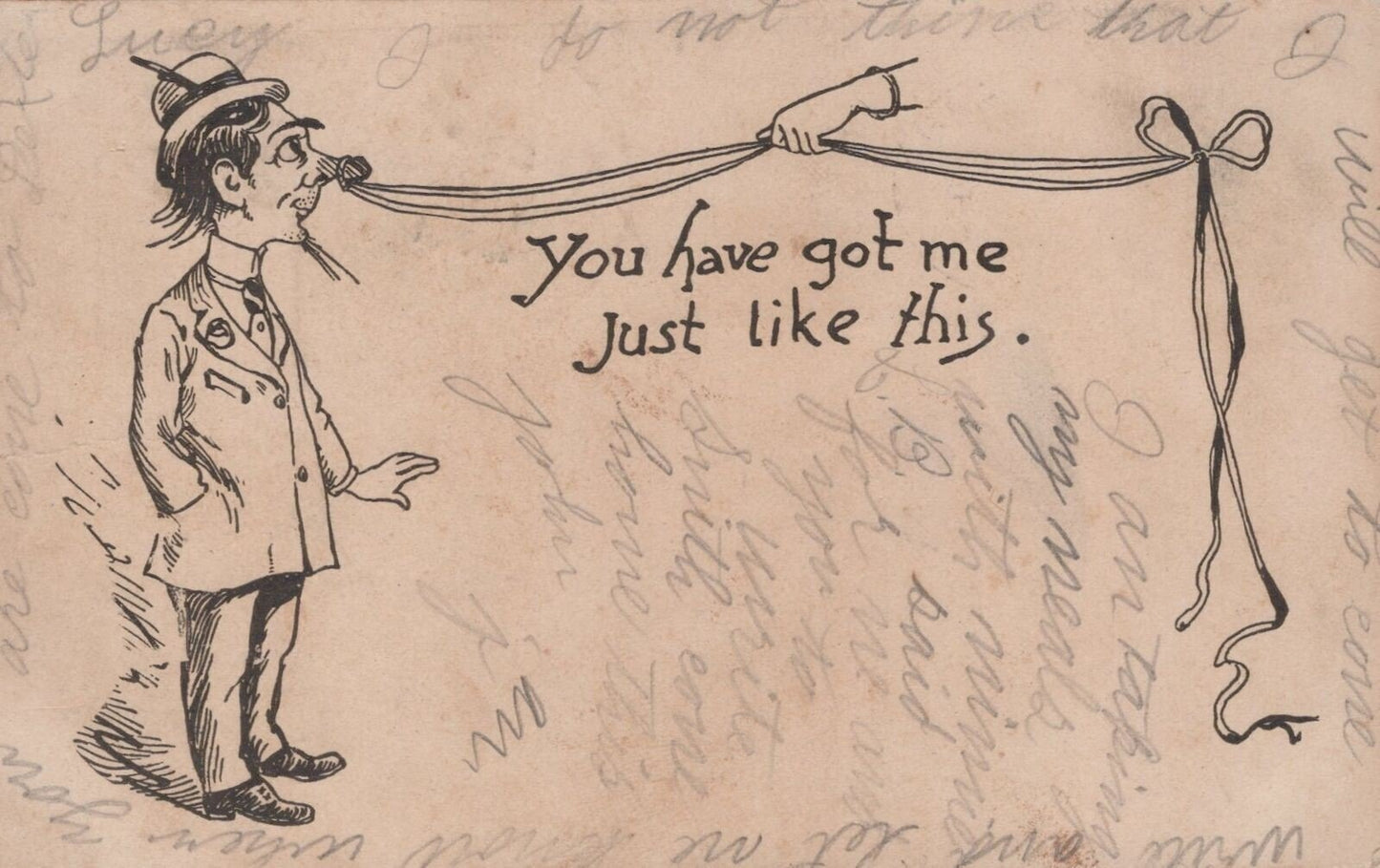 Humorous You have got me just like this Duplex US Postcard ZAYIX 0324M0318