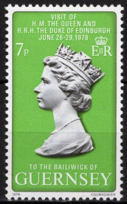 Guernsey 164 MNH Royalty Elizabeth II Visit Duke of Edinburgh ZAYIX 021423S137M
