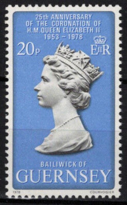 Guernsey 163 MNH Royalty Elizabeth II 25th Anniv. Coronation ZAYIX 021423S136M