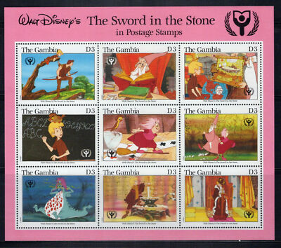 Gambia 1059 MNH Disney The Sword in the Stone ZAYIX 0701S0096