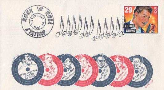 US 2734 GAMM FDC Ritchie Valens, American Music Legends ZAYIX 1024A0112