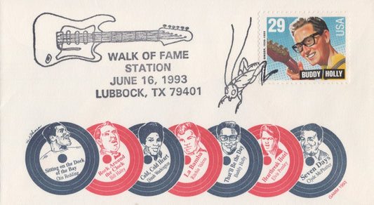 US 2729 GAMM FDC Buddy Holly, American Music Legend ZAYIX 1024A0113