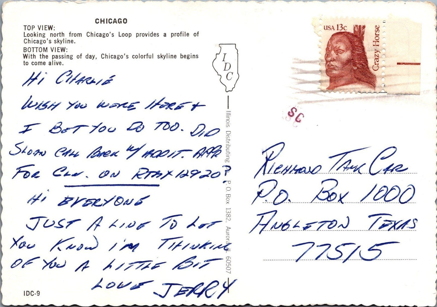 Greetings from Chicago Night Scene Day Scene Postcard ZAYIX 090222PC76