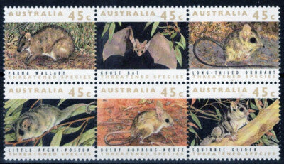Australia 1235 MNH Threatened Species Wild Life Wallaby ZAYIX 090722S34