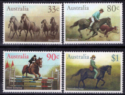 Australia 984-987 MNH Horses Brumbies Animals ZAYIX 090722S33