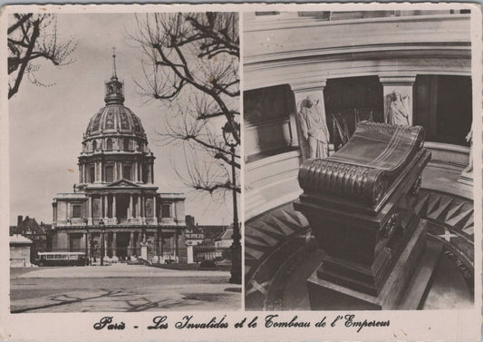 Postcard Tomb of the Emperor Paris France Real Photo 090222PC63