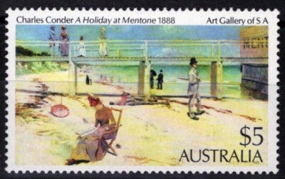 Australia 578 MNH Painting Artist Conder Seashore ZAYIX 090722S49