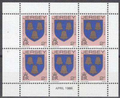 Jersey 248a MNH Booklet Pane Coat of Arms ZAYIX 042922SM175M