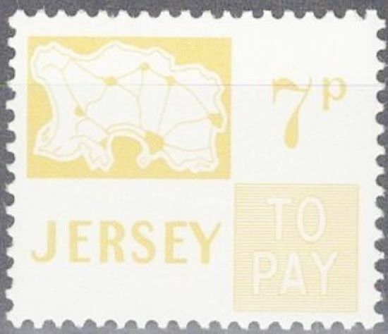 ZAYIX Great Britain Jersey J14 MNH Postage Due Maps Decimal Currency 042922SM173