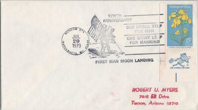 United States Event Cover Moon Landing 10th Anniv Wapakoneta OH ZAYIX 050922SM51
