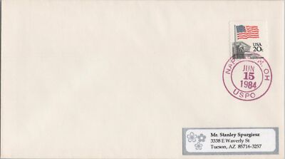 United States Cover 1984 Napoleon, OH Town Cancel 3 covers ZAYIX 050922SM53