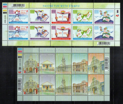 South Africa 1367, 1384 MNH World Post Day Architecture ZAYIX 1223L0050
