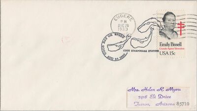 US Event Cover - Coos Bay Station Stamporama - Whales Cancel ZAYIX 050922SM42