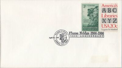 US Event Cover Flume Bridge 100th Anniversary Littleton NH ZAYIX 050922SM115