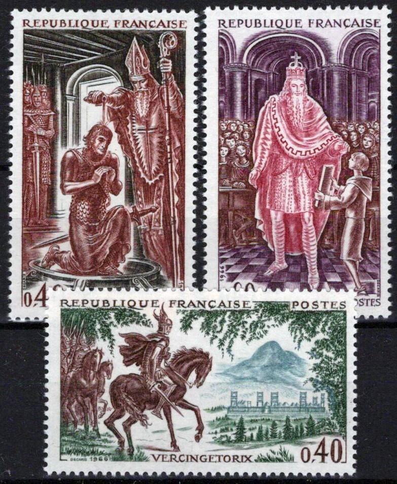 France 1165-1167 MNH Royalty Religious Figure Horses 051023SM159M