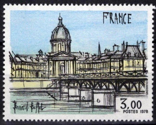 France 1584 MNH Architecture Institute de France Bridges 051023SM182M