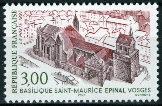 France 2608 MNH Saint Maurice Basilica Architecture 032323SM120