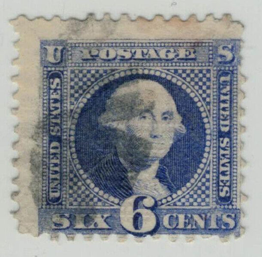 US 115 Used F 6c ultramarine Washington CV $200 ZAYIX 1223X0040