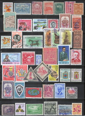 Nicaragua Collection Mint/Used Sports Architecture Planes ZAYIX 111922SM32