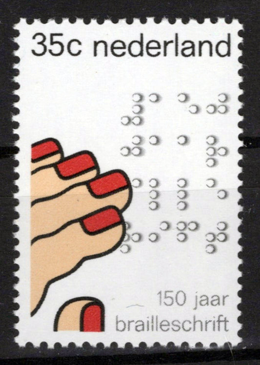 Netherlands 533 MNH Fingers Reading Braille Zayix Stamps 0225S0058M