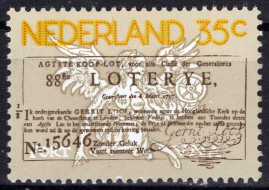 Netherlands 535 MNH National Lottery Zayix Stamps 0225S0060M
