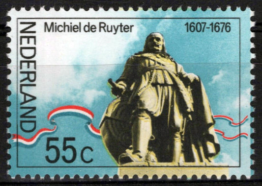 Netherlands 555 MNH De Ruyter Statue Naval Hero Zayix Stamps 0225S0073M