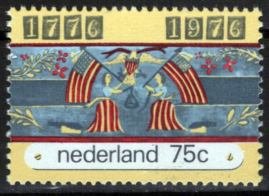 Netherlands 557 MNH Women Waving American Flags Zayix Stamps 0225S0074M