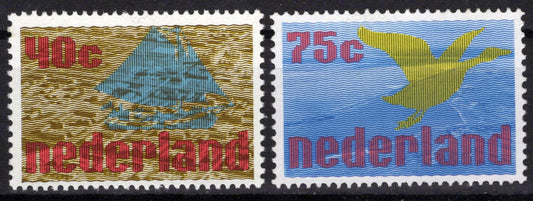 Netherlands 561-562 MNH Sailing Ship Birds Zayix Stamps 0225S0079M
