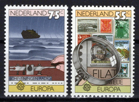 Netherlands 587-588 MNH Stamps on Stamps Zayix Stamps 0225S0084