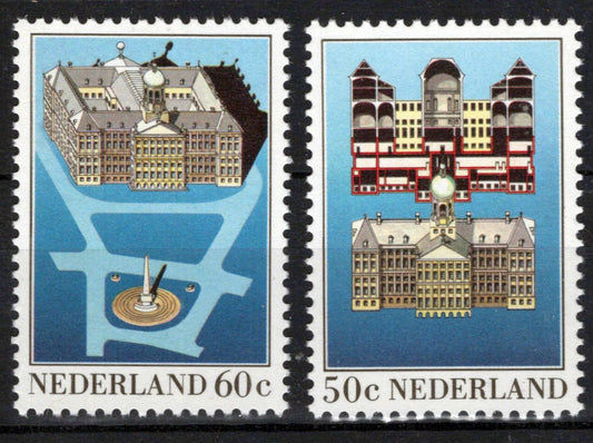 Netherlands 647-648 MNH Architecture Royal Palace Zayix Stamps 0225S0102M
