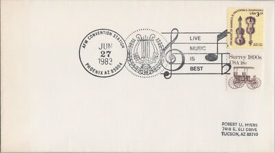 US Event Cover Live Music is Best 1983 AFM Convention Station ZAYIX 050922SM101