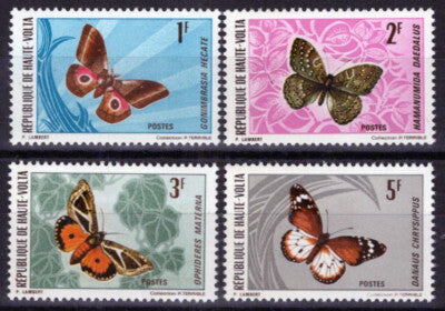 Burkina Faso 244-247 MNH Butterflies I