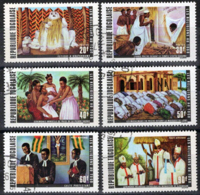 Togo 785-787, C159-C161 Used/CTO Religions Practiced ZAYIX 033023S172M