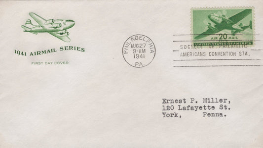 US C29-9 FDC House of Farnam cachet in plain envelope ZAYIX 100823USF19