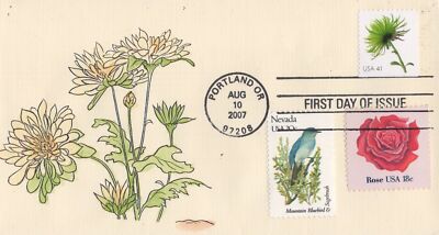 US 4176 FDC Hand-colored SMB Cachets ZAYIX 100823USF02