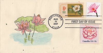 US 4182 FDC Hand-colored SMB Cachets ZAYIX 100823USF06