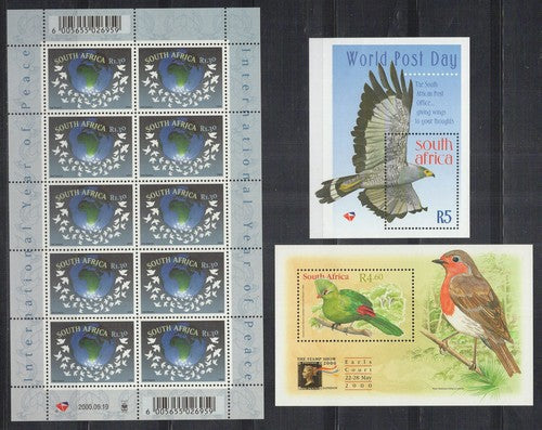 South Africa Sheets Collection MNH Birds Nature Doves  ZAYIX 101623SM124
