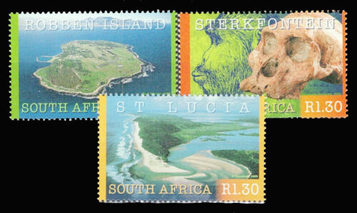 South Africa 1166-1168 MNH Archaeology World Heritage Site  ZAYIX 101623SM119M