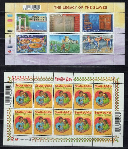 South Africa 1154, 1335 MNH Family Day Legacy of Slaves  ZAYIX 1223M0110