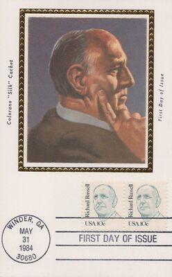 US Colorano 'Silk' FDC Maxi Card Cover UA Richard Russell ZAYIX 0924M0005