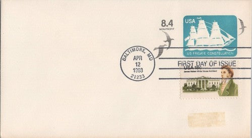US Cover FDC 8.4 c US Frigate Constellation Baltimore ZAYIX 050922SM87